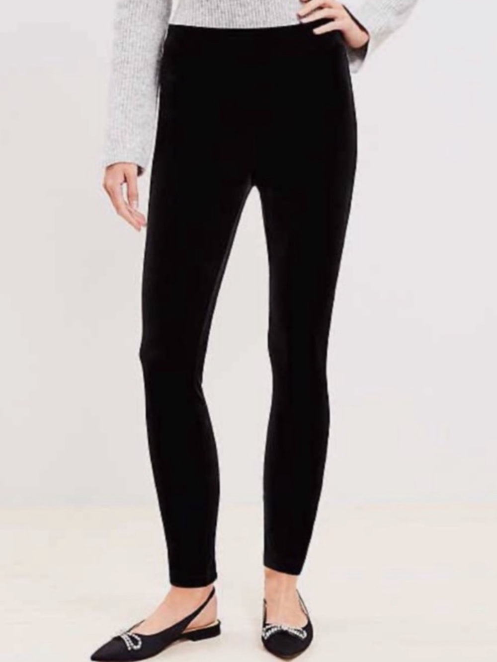 NWOT Ann Taylor Loft Velvet Leggings